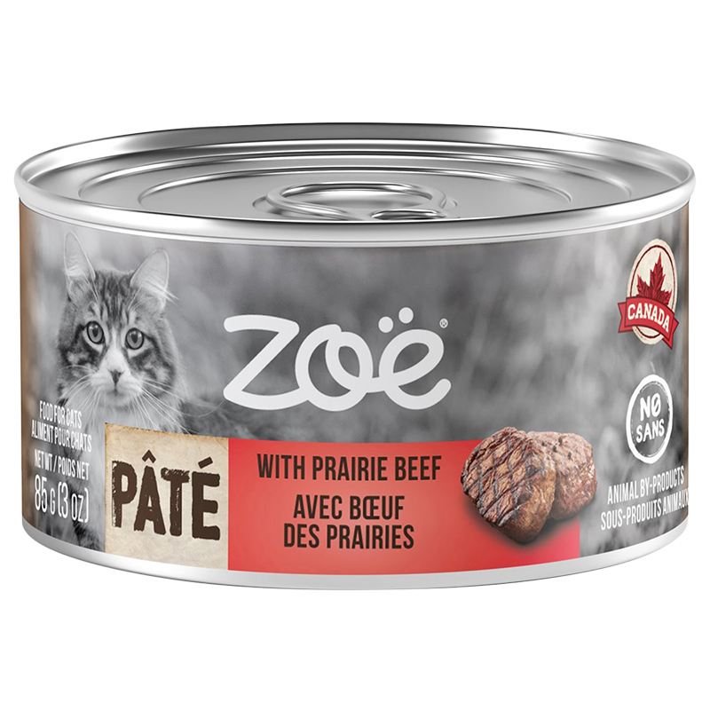 Zoe Pate Cat Food - Prairie Beef - 85g
