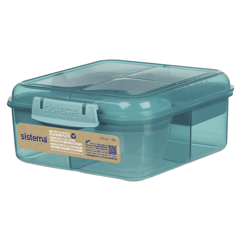 Sistema Bento Cube Lunch Box - Assorted - 1.25L