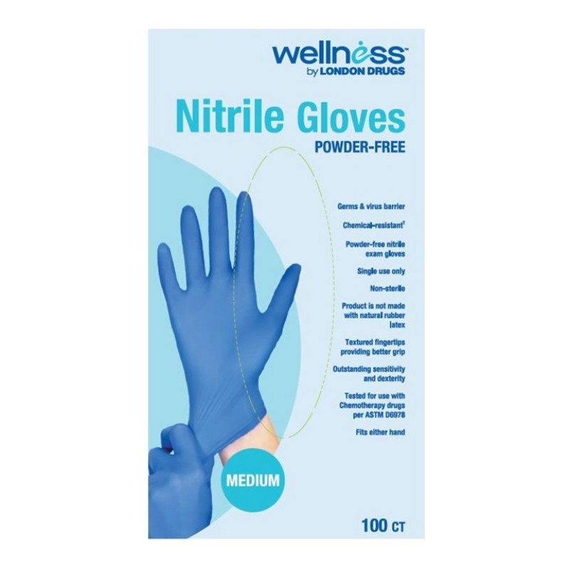 Wellness by London Drugs Nitrile Gloves