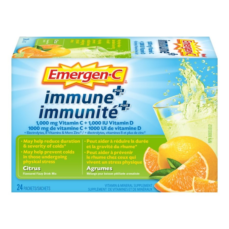 EmergenC Immune Plus Sachets Citrus 24s