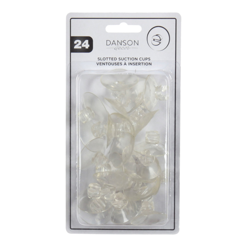 Danson Decor Suction Cups Set - Clear - 24's