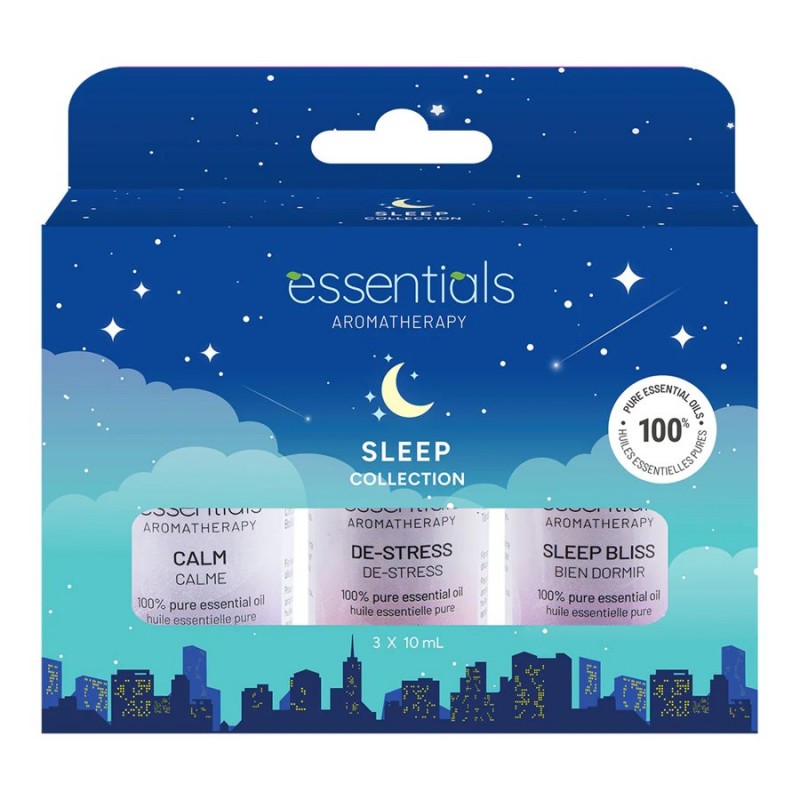 Essentials Aromatherapy Sleep Collection Treatment Fragrance Set - 3 piece