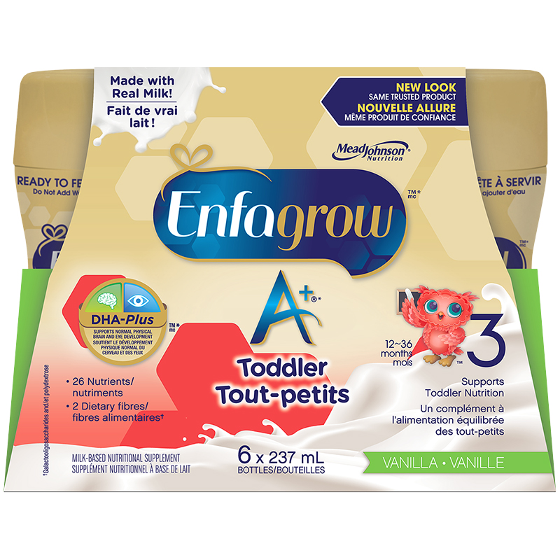 Enfagrow Toddler A+ Ready to Feed - Vanilla - 6 x 237ml