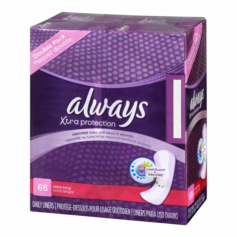 Always - Xtra Protection Panty Liners - Extra Long - Save-On-Foods