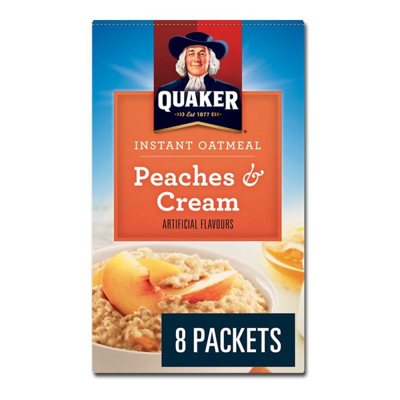 Quaker Instant Oatmeal - Peaches - 264g