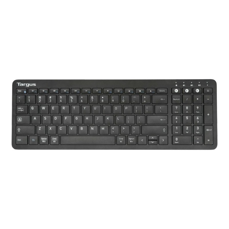 Targus Midsize Antimicrobial Multi-Device Bluetooth Keyboard - Black - AKB863US