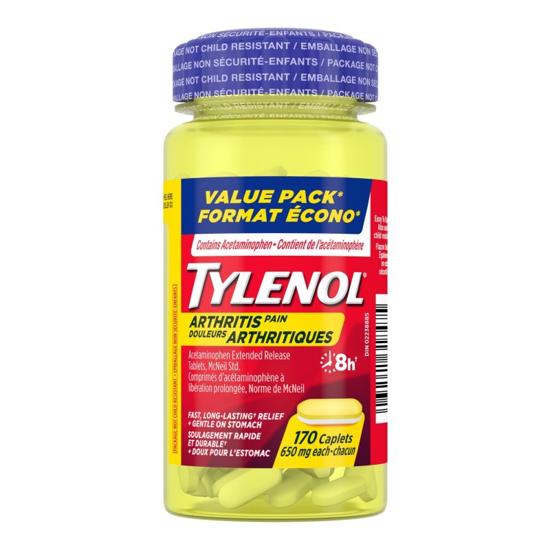 Tylenol* Arthritis Pain 170 caplets London Drugs