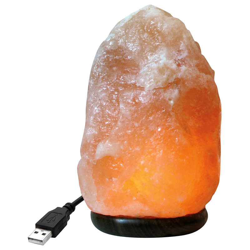 Relaxus Himalayan Mini Salt Lamp with USB 50427 London Drugs