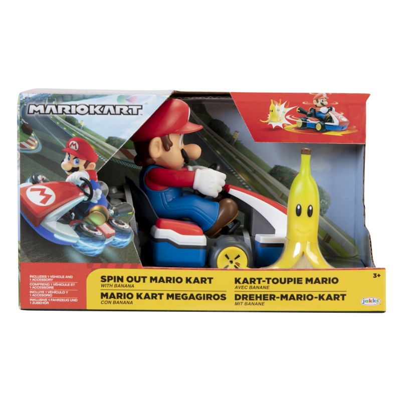 SUPER MARIO Spin Out 2.5 Mariokart - Assorted