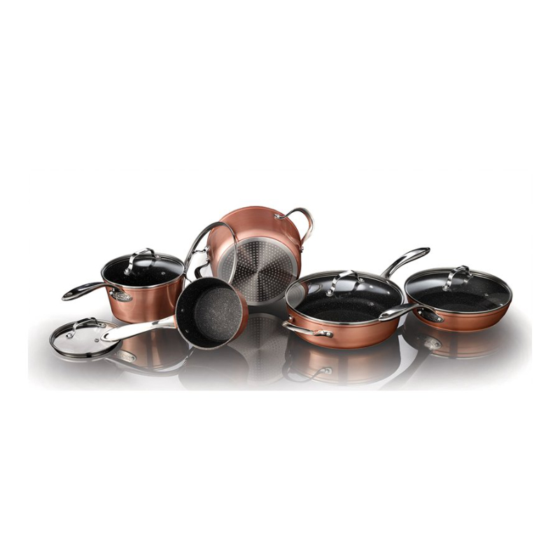 The Rock Classic Cookware Set - Gold - 10 piece