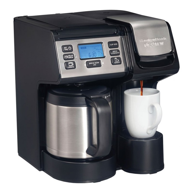 Flexbrew 2-way Coffee Maker, Single-serve & 12 Cup, White, 49947 - Coffee  Machines - AliExpress