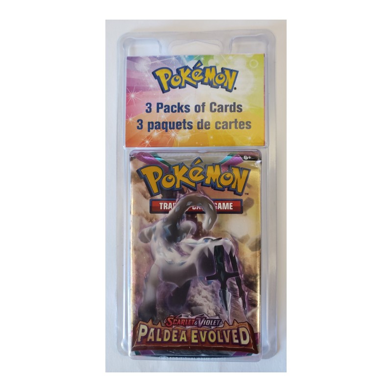 Pokemon 2024 Clamshell Trading Card Game - 3 pack