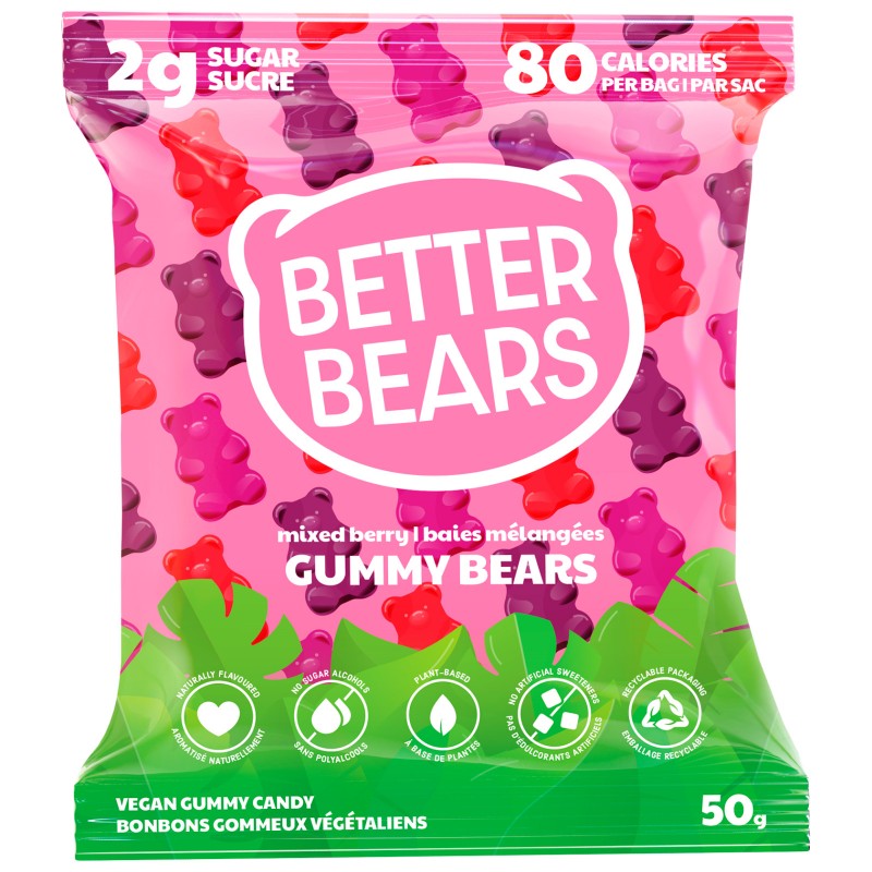 Better Bears Mixed Berry - Gummy Bears - 50g