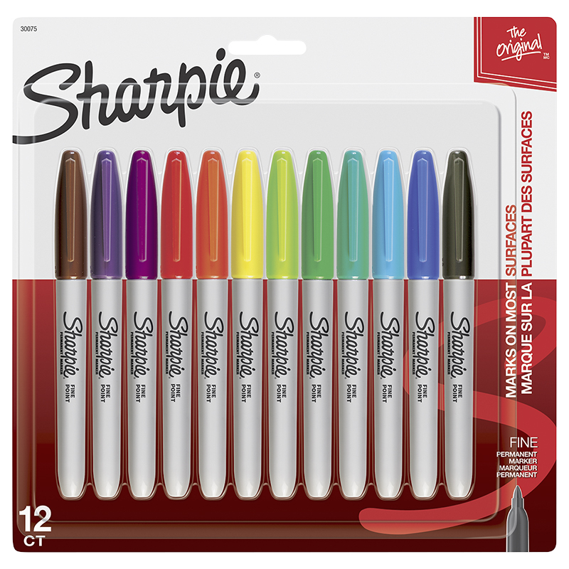 large pack of sharpie markers