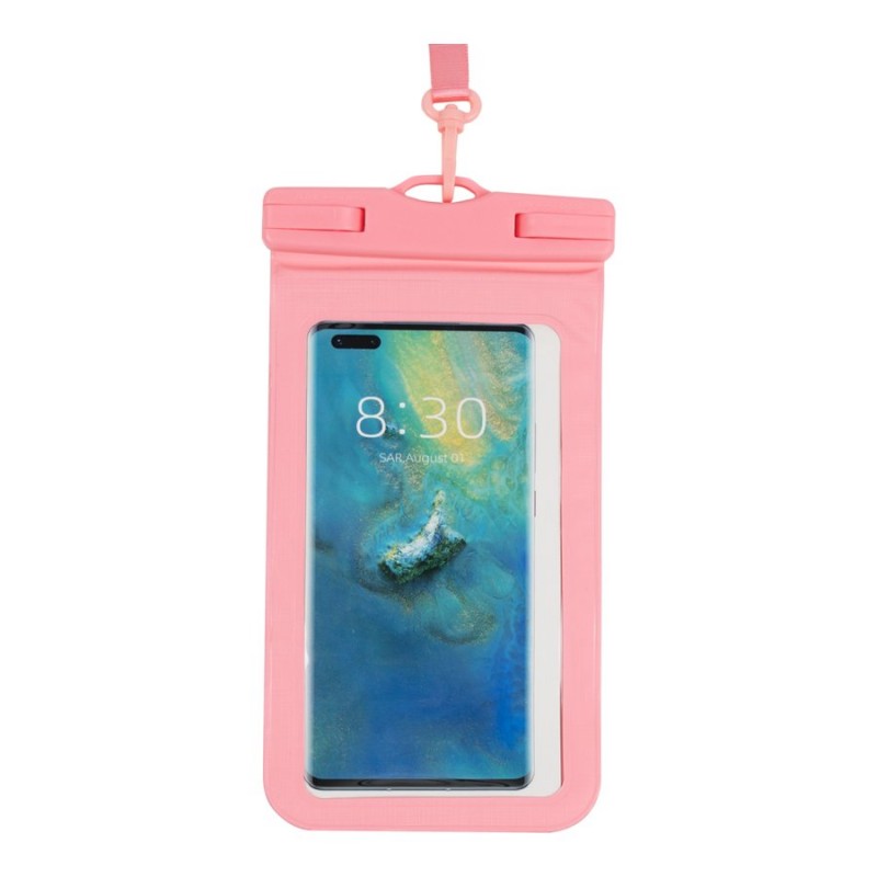 LOGiiX Waterproof Pouch for Cell Phone - Pink