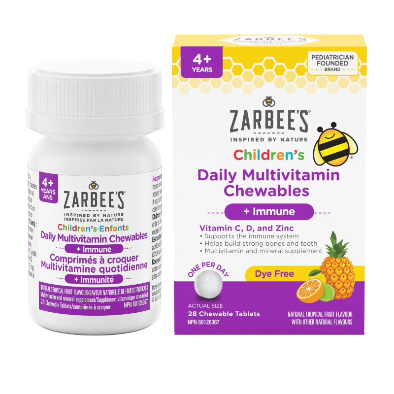 ZARBEES Children's Multivitamin Chewable Tablets - 28's