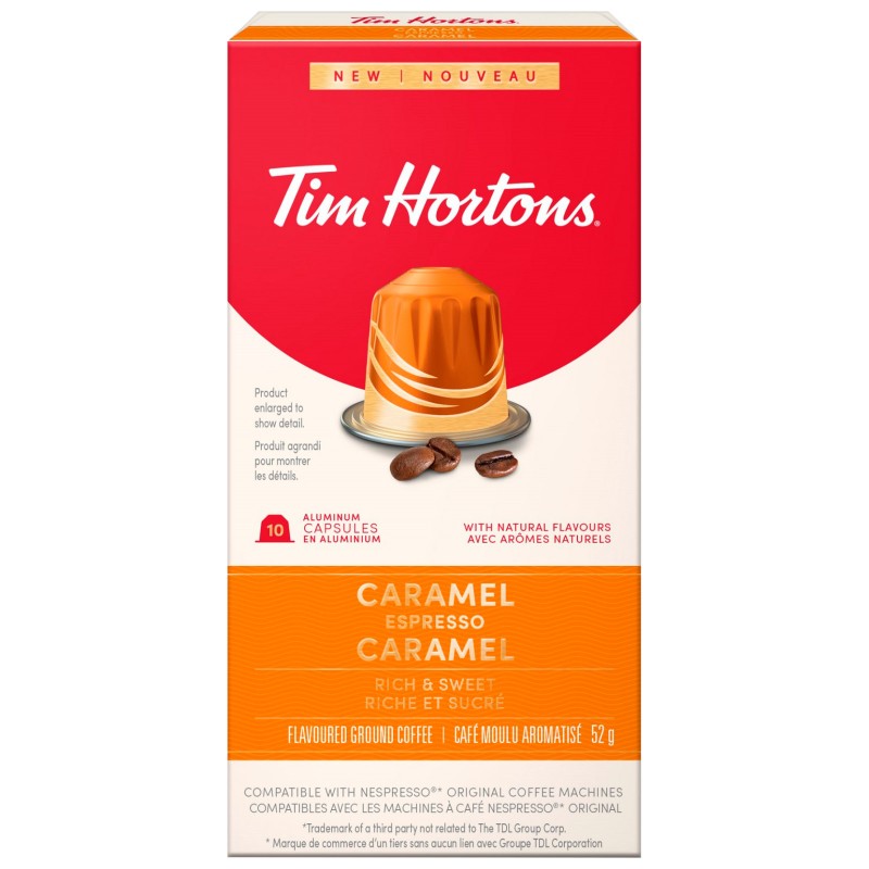 Tim Hortons Caramel Espresso Coffee 10s