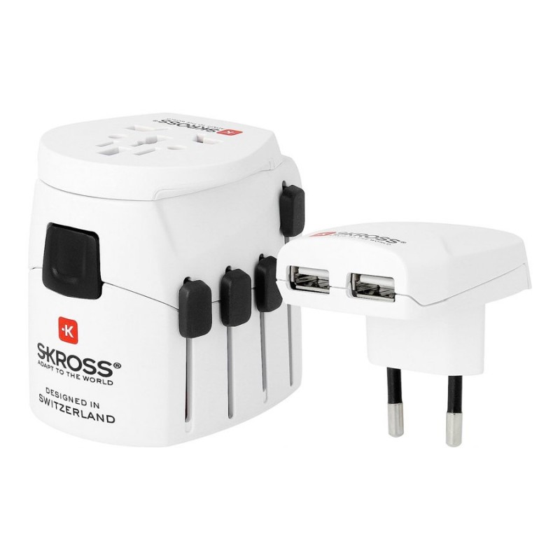 SKROSS PRO World Travel Adapter - White - SK-1103180