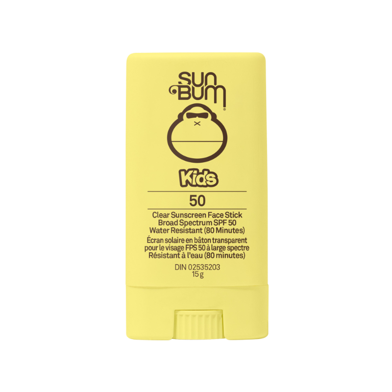 Sun Bum Kids Clear Sunscreen Face Stick - SPF50 - 15g