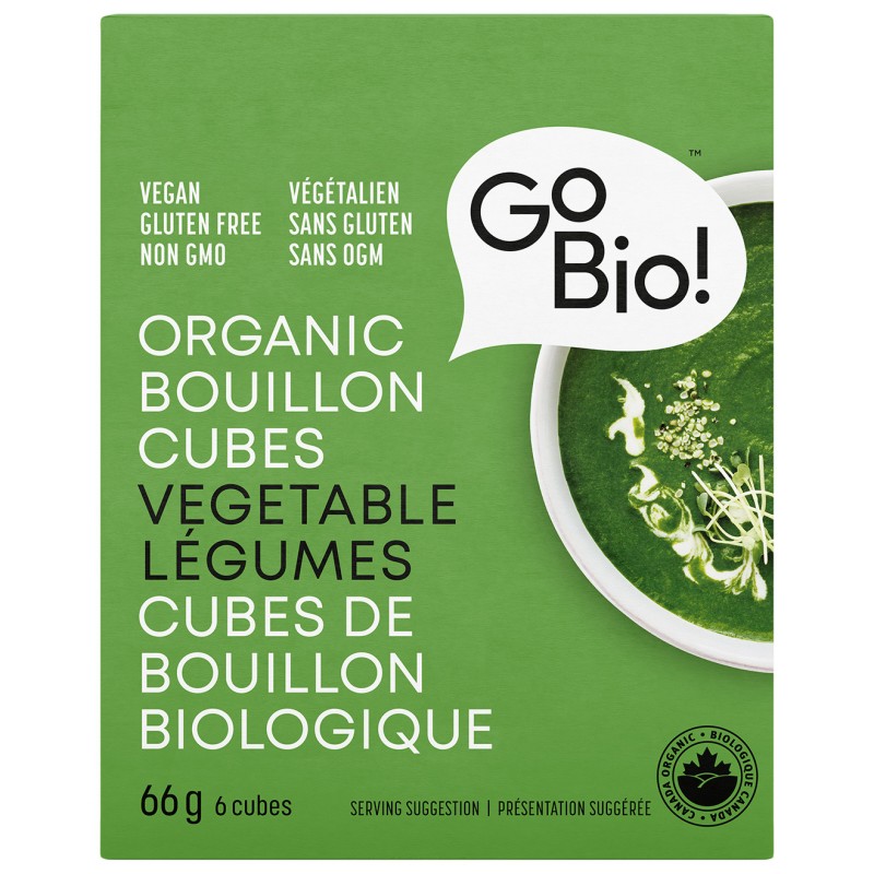 Go Bio! Gobio Organic Vegetable Bouillon Cubes - 66g