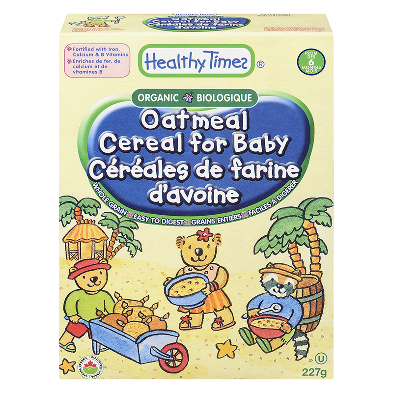 Healthy Times Baby Cereal - Oatmeal - 227g | London Drugs