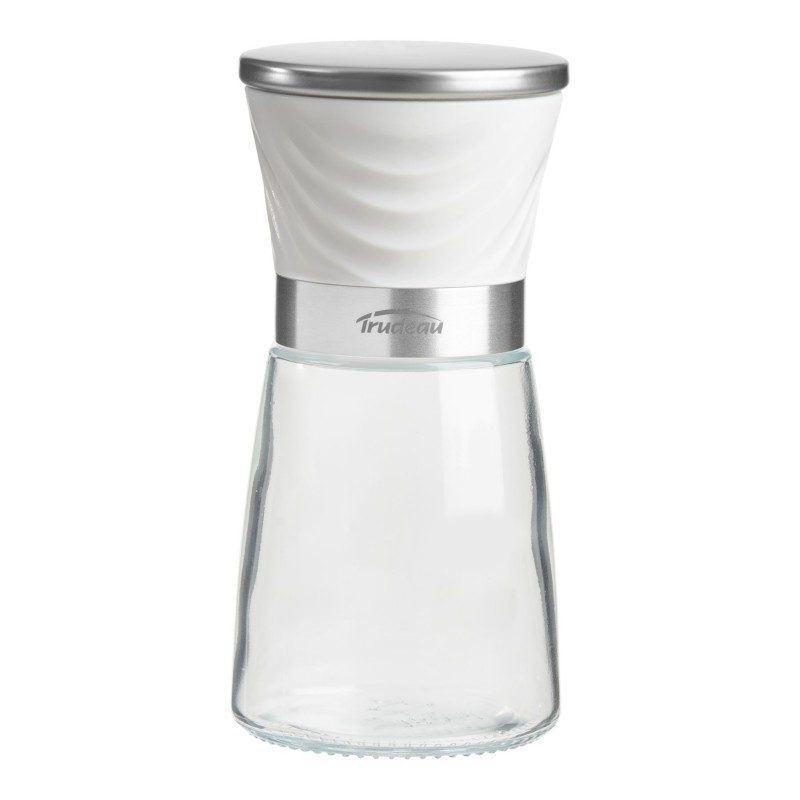 Trudeau Wave Salt Grinder - White - 7120023