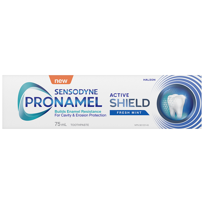 Sensodyne Pronamel Active Shield Whitening Cool Mint Toothpaste 75ml 