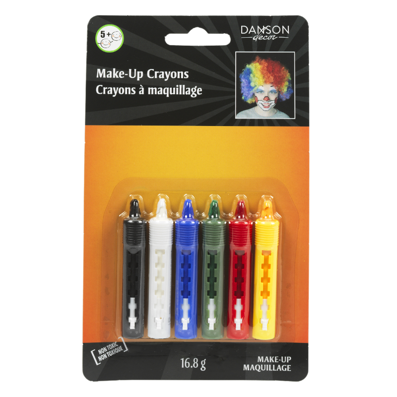 Danson Makeup Crayons - Assorted - 6 pack