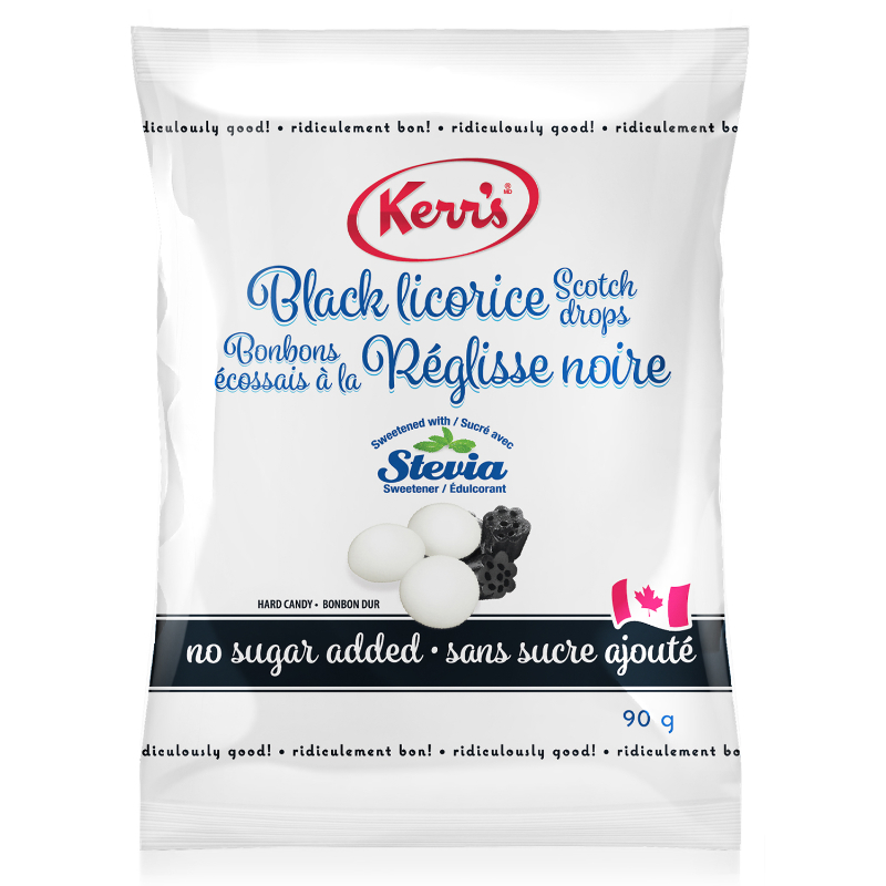 KERR'S LIGHT LICORICE DROPS 90G