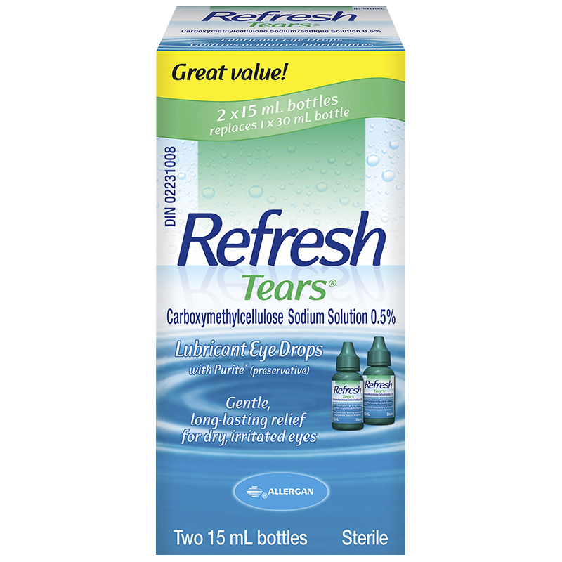 Refresh Tears Lubricant Eye Drops 2x15ml London Drugs