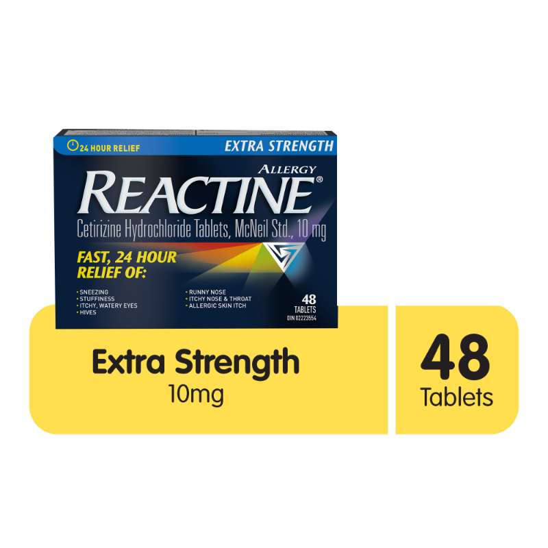 Reactine Allergy Extra Strengthnon Drowsy 24 Hour 48s London