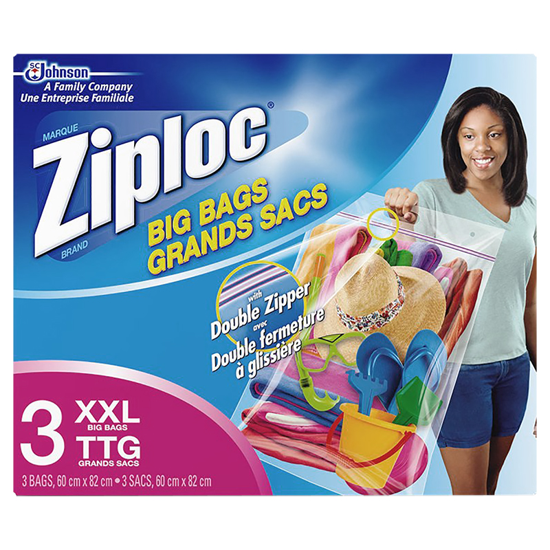 Ziploc Big Bags Extra Extra Large - 3's | London Drugs