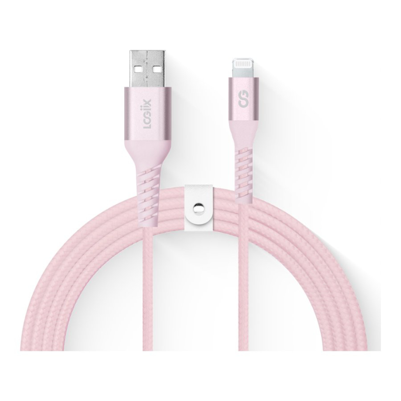 LOGiiX Vibrance USB to Lightning Cable - Blush - 1.2m