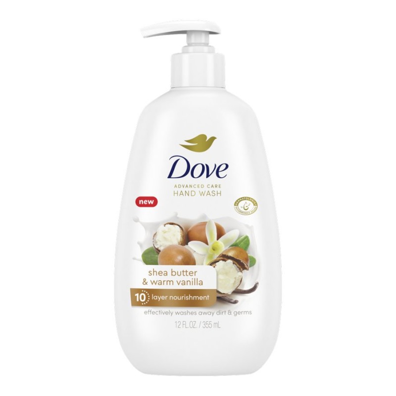 Dove Advanced Care Shea Butter & Warm Vanilla Hand Wash - 355ml