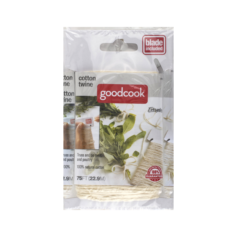 Goodcook 100% Natural Cotton Kitchen Twine - 75 ft