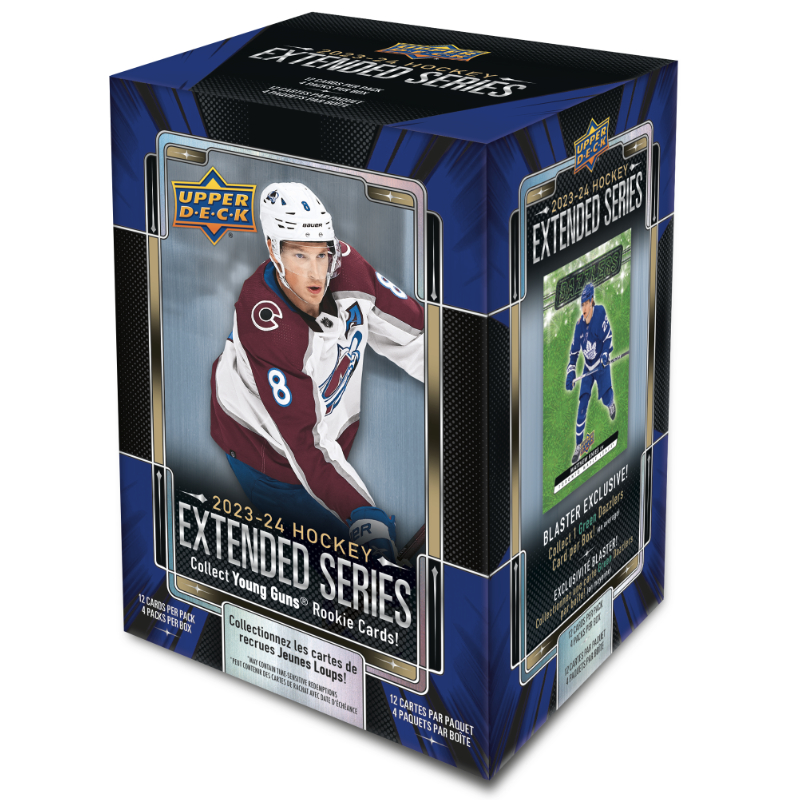 2023-24 Hockey Upper Deck Extended Series Box - 12 Cards Per Pack / 4 Packs Per Box