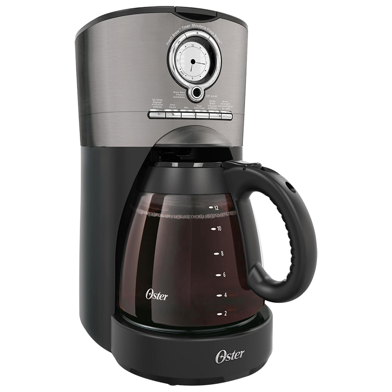 Oster 12Cup Coffee Maker Dark Stainless BVSTVMX380033 London Drugs