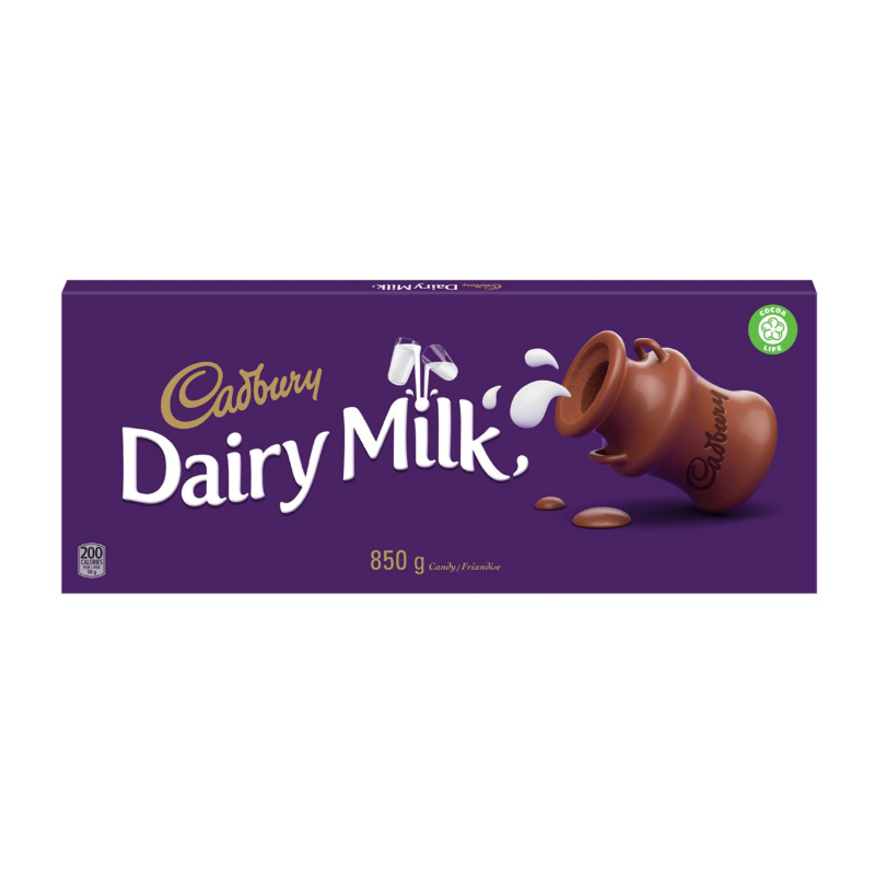 Cadbury Dairy Milk Chocolate Bar - 850g