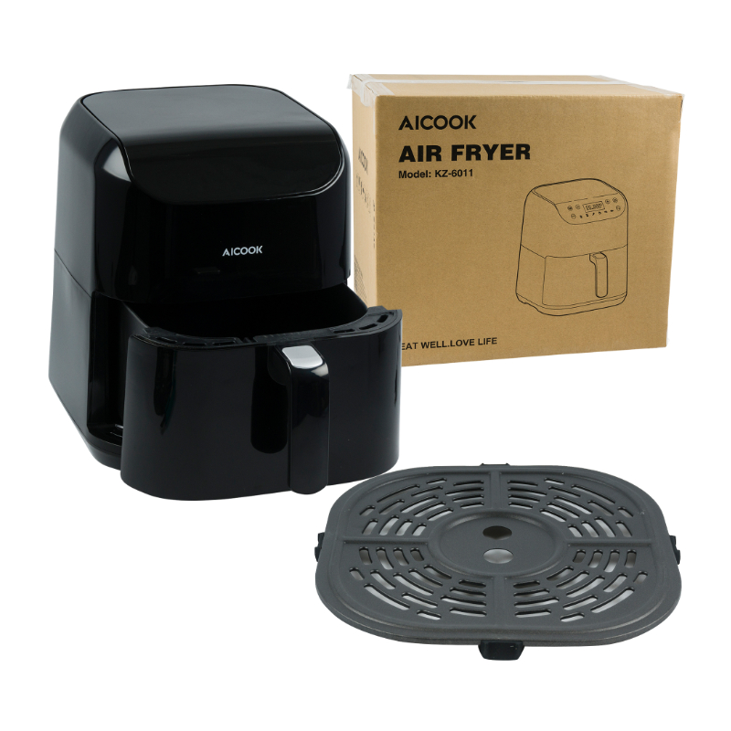 AICOOK Digital Air Fryer - Black - 5.8qt - 60136