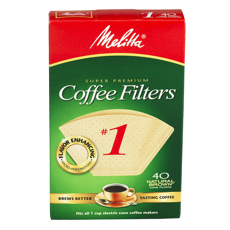 Melitta Coffee Filters - No.1 - Natural Brown - 40's | London Drugs