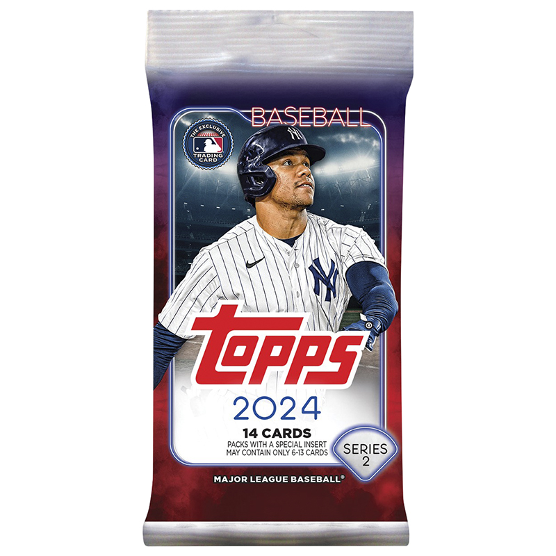 2024 Topps MLB Series 2 Baseball Trading Card Booster - 14 Cards