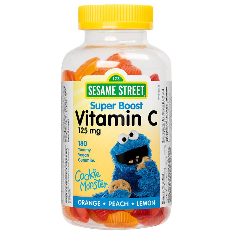 Sesame Street Super Boost Vitamin C - 125mg - 180s