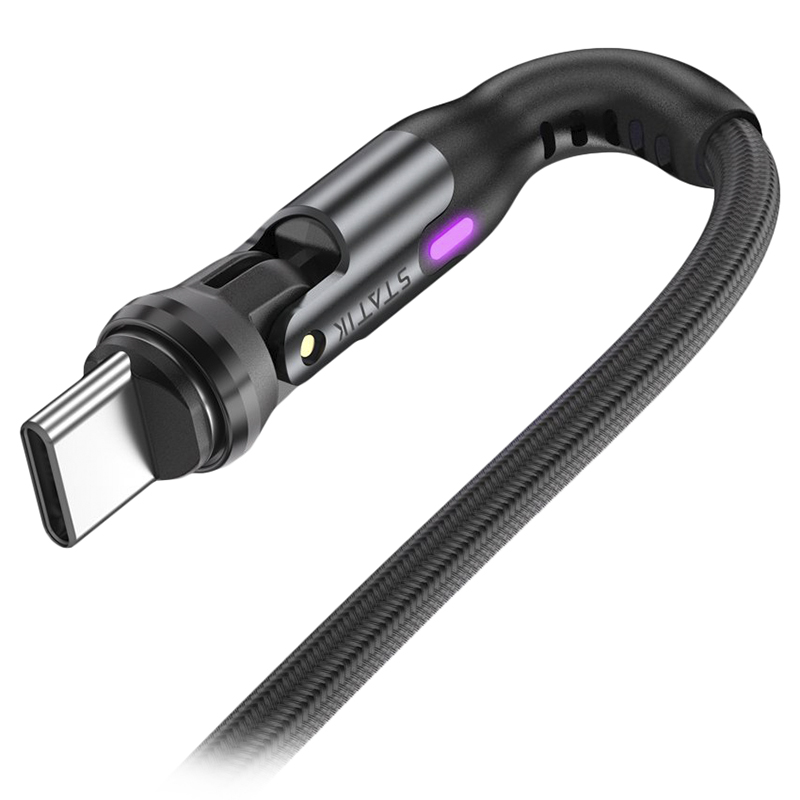 Statik PowerPivot Pro USB-C to USB-C Cable - Black