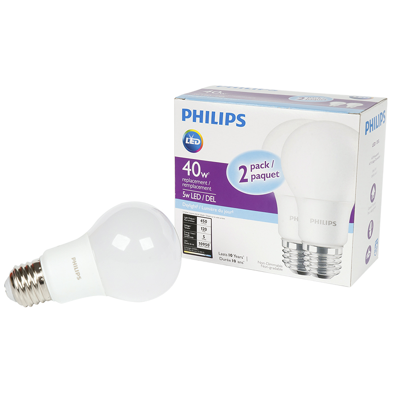 Philips Household A19 LED Light Bulb