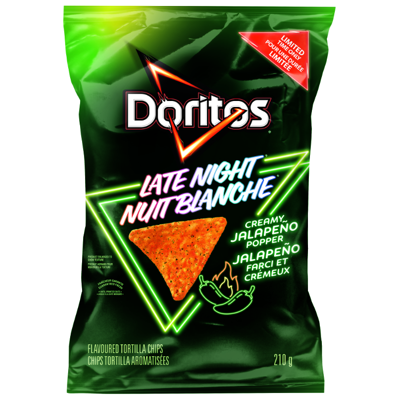 Doritos Tortilla Chips - Late Night Creamy Jalapeno Popper