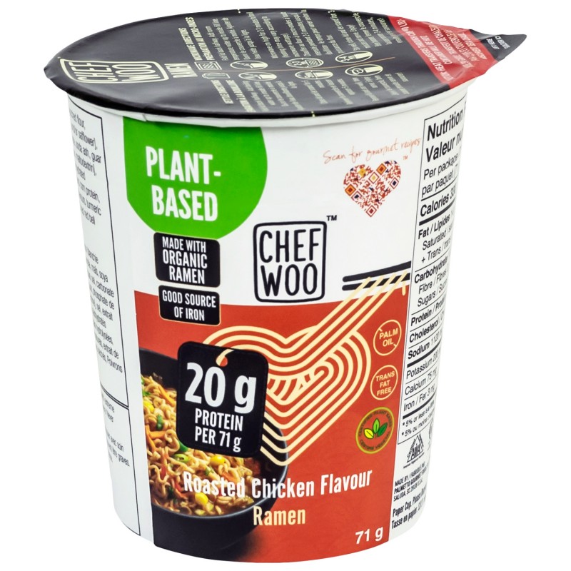 Chef Woo Roasted Chicken Ramen Cups - 71g