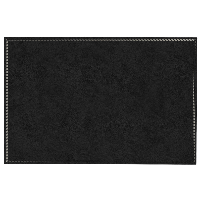 Boutique Faux Leather Placemat - Black