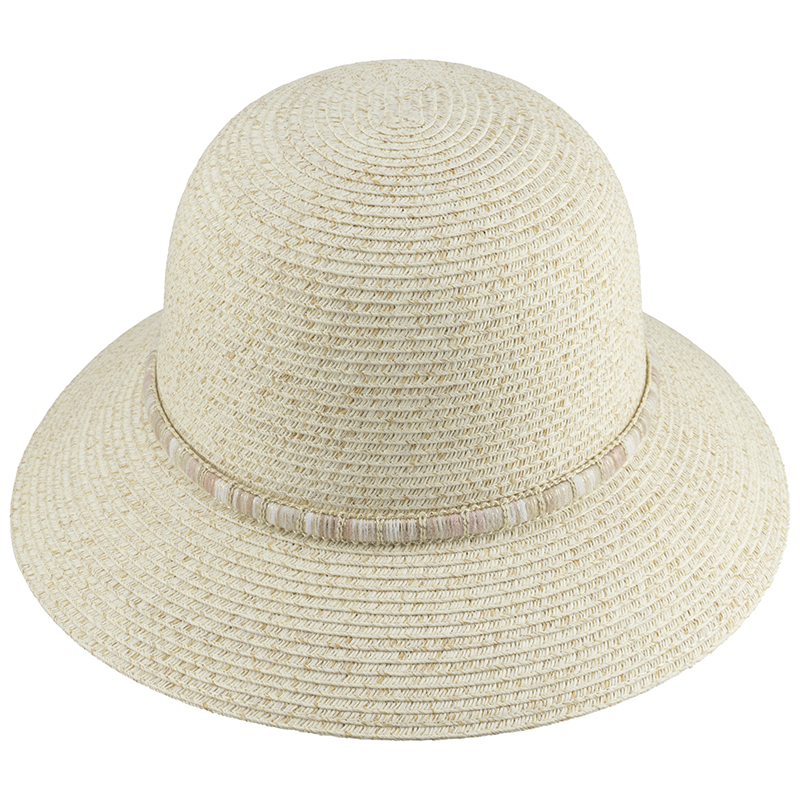 Bellezza Cloches Straw Hat - Ivory - Assorted