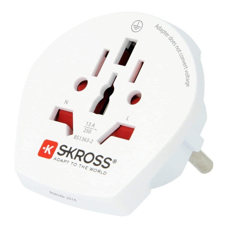 SKROSS World to Europe Travel Adapter - White - SK-1500211-E