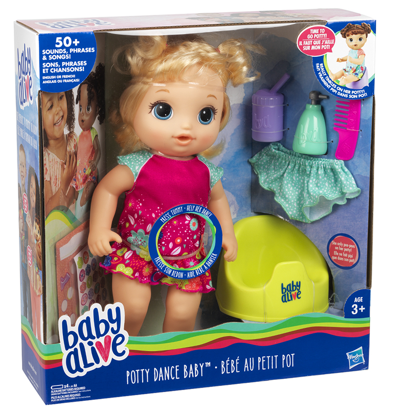 baby alive doll potty dance baby